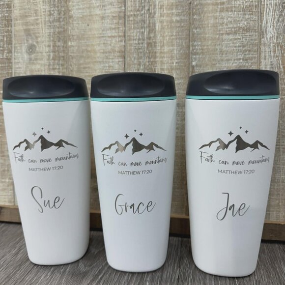 12oz, 20oz Personalized Owala Smothsip Cup, Laser Engraved 100% Original Cup - Picture 1 of 8